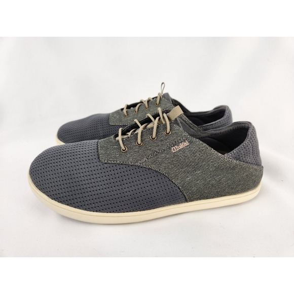 OluKai Men\'s Nohea Moku Sneaker Size 9.5 Grey Shoes Slip‎ On Loafer Boat Beach main image 2